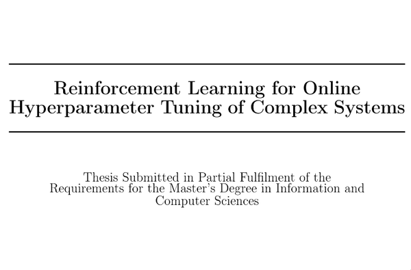 Master Thesis: Reinforcement Learning for Optimizing Compute Clusters